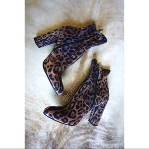 STEVE MADDEN leopard Ankle Boots